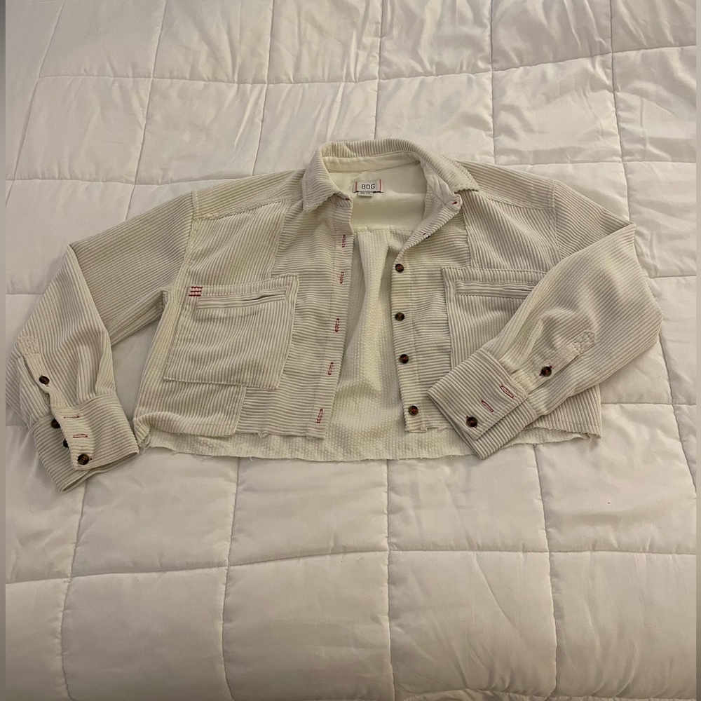 BDG Cropped Corduroy Shirt/Jacket XS
